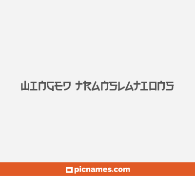 Winged Translations